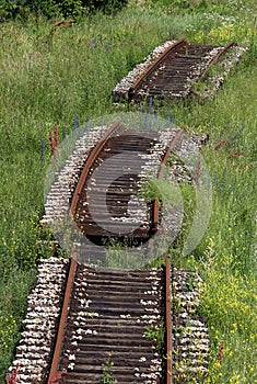 Old abandoned railway