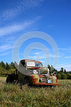 Old Abandoned Rusted Truck