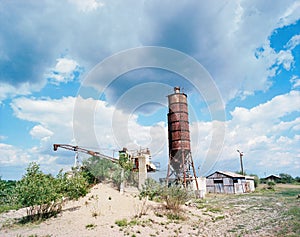 Old abandoned silo