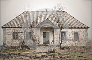 Old Abandoned Single Storey House