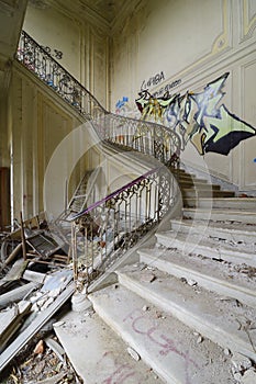 Old abandoned stair