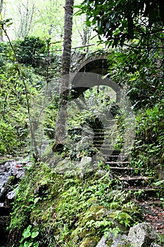 Old abandoned staircase