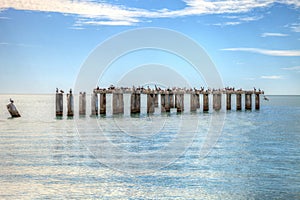 Old abandoned stone fishing pier called Bocahenge