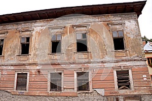 Old abandoned stone house in Slovakia