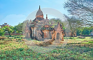 The abandoned medieval temple in Bagan