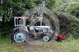 Old abandoned tractor