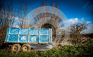 Old abandoned trailer