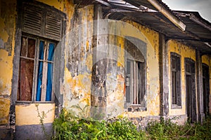 The old abandoned train station and the unrelenting