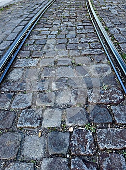 Old abandoned Tram rails