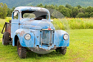 Old abandoned truck