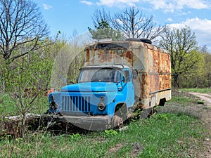 Old abandoned truck