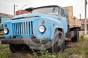 Old abandoned truck