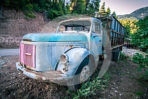 Old abandoned truck, still standing proud and beautiful.