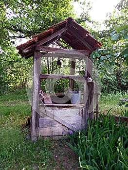 An old abandoned well