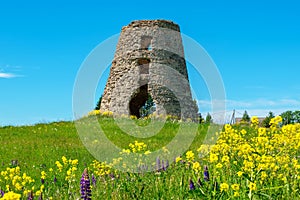 Old abandoned windmill