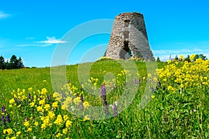 Old abandoned windmill