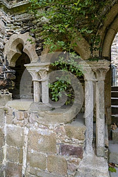 Old Abbaye Maritime de Beauport, in Paimpol, Cotes-d`Armor, Brittany, France