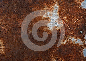 Old abstract dark metal texture covered with rust for background design