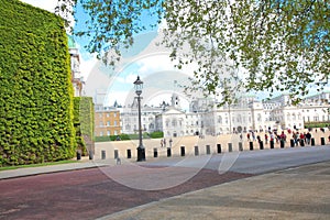 The Old Admiralty Building in Horse Guards Parade in London. Once the operational headquarters of the Royal Navy, it currently