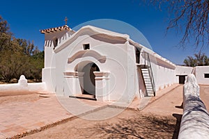 Old adobe church in Argentina. photo