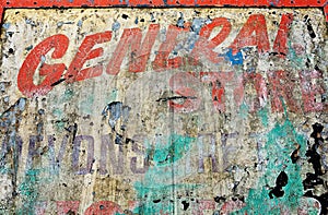 Old Advertising Sign photo