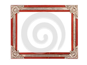 Old and aged photo frame