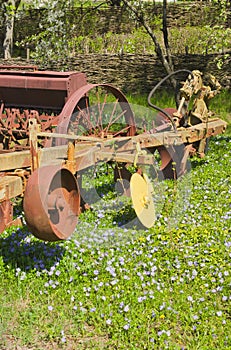 Old agricultural equipment