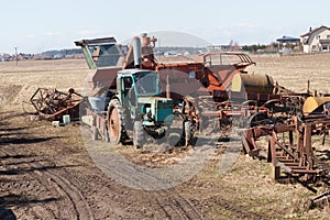 Old agriculture machines