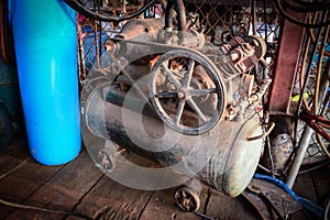 Old air compressor
