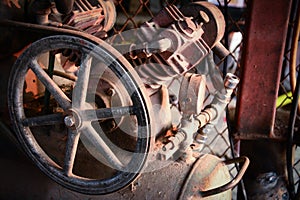 Old air compressor