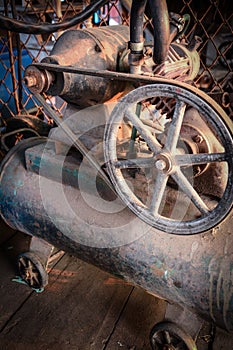 Old air compressor