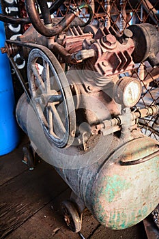 Old air compressor