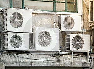 Old air conditioning system units