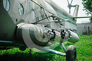 old airplanes on takeoff in Museum
