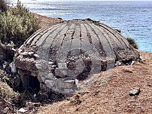 Old Albanian bunker oxa regime