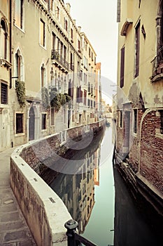 Old alleyway in Venice, Italy