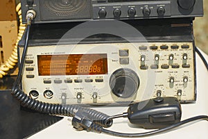 Old Amateur radio transmitter transceiver