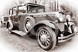 Old American car img