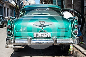 Old Cuban Car - Rear View