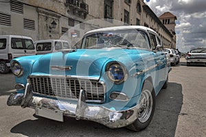 Old american car in Old Havana, Cuba