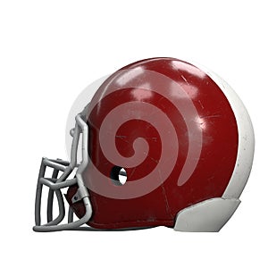 Old American Football Helmet