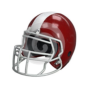 Old American Football Helmet