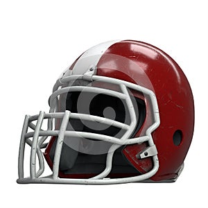 Old American Football Helmet