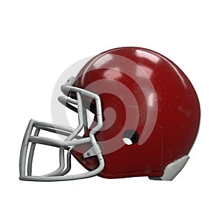 Old American Football Helmet