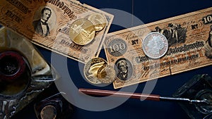 Old american money photo