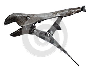 Old american pliers-spanner
