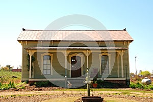 Old american victorian porch