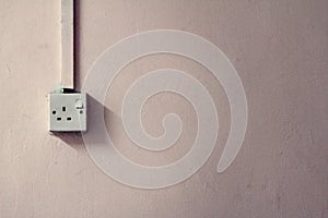 Old 13 amp socket plug power supply