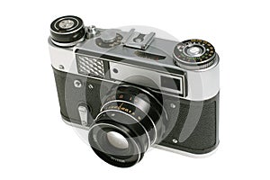 Old analog camera photo