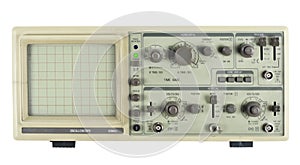Old analogue oscilloscope